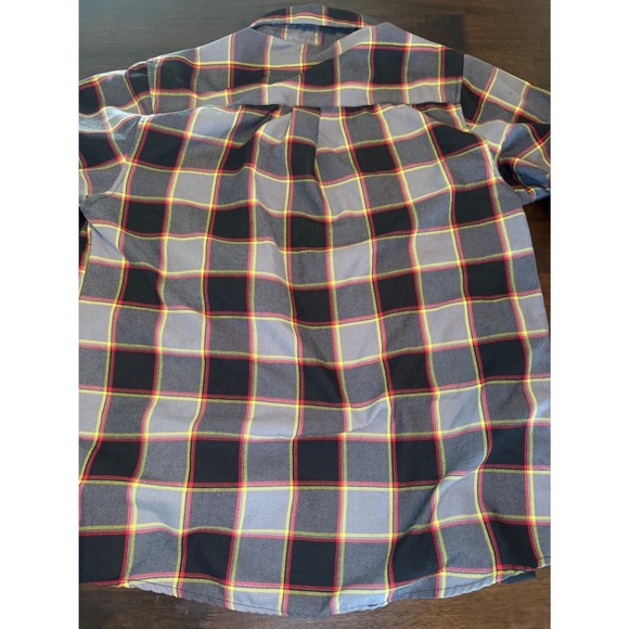 Dixxon Flannel Co Hatebreed Under The Knife Plaid Shirt Mens Grey Red Black - Picture 14 of 16